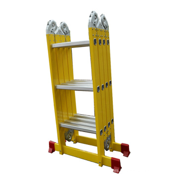 hot sale shrinked packed 16 ft aluminium multipurpose ladder